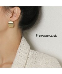 Forcement/メゾンドラティール maison de LATIR ラウンドプレートピアス/504845997