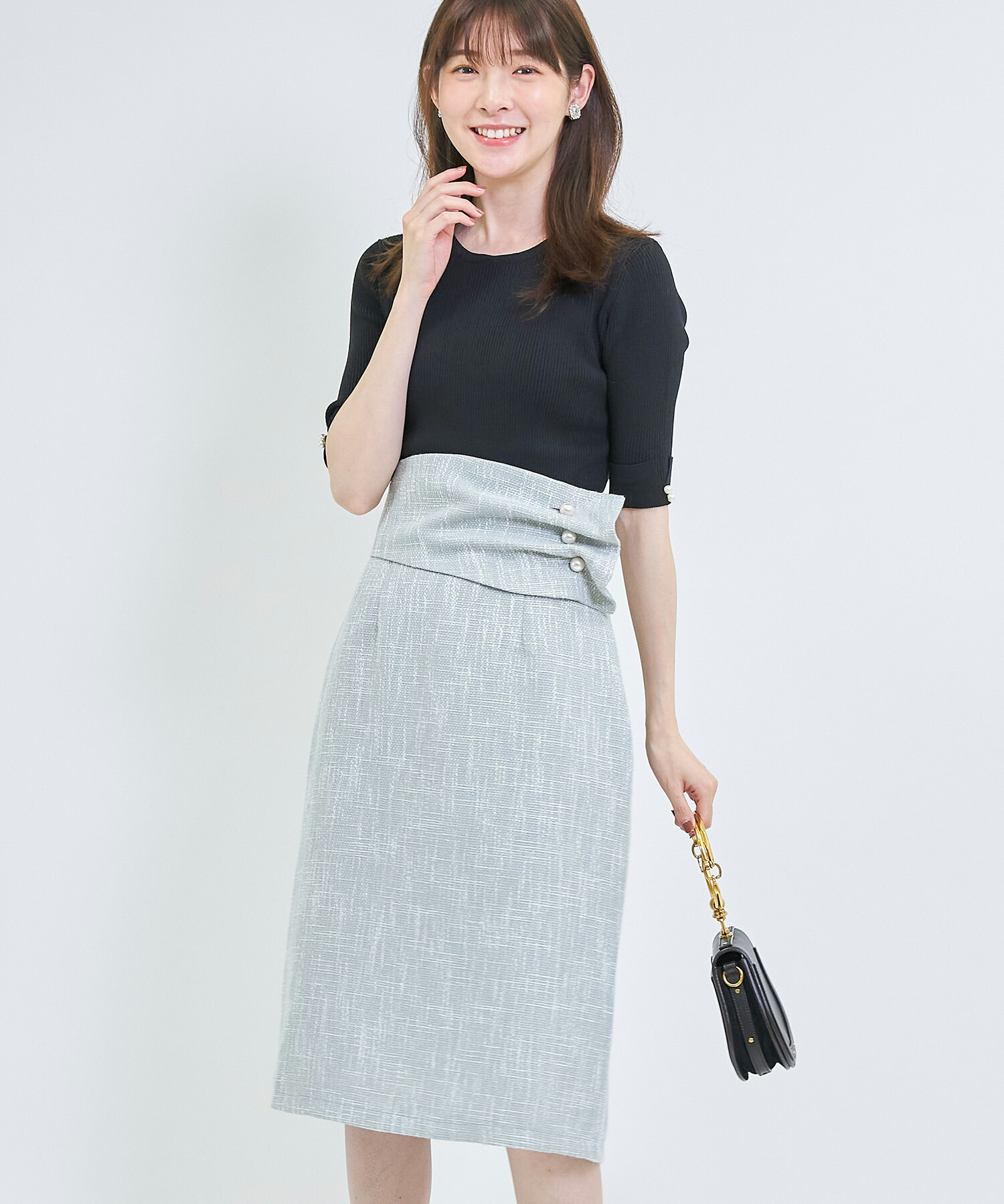 セール】トッコクローゼット tocco closet サッシュベルト付き