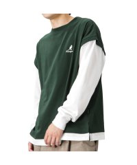 MAC HOUSE(men)/KANGOL カンゴール フェイクレイヤードベストロングスリーブTシャツ KPMC－10277/504853527