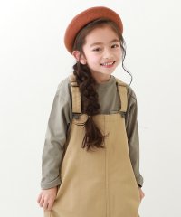 devirock/無地 ポケット付き クルーネック 長袖Tシャツ 子供服 キッズ ベビー 男の子 女の子 トップス 長袖Tシャツ ロンT 綿100% 吸汗/504853796