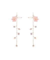 Samantha Tiara/K10 PG ピンクシェルフラワーピアス/504857073