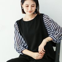 miniministore/トップス クルーネックブラウス 通勤OL/504857705