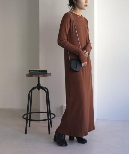クーポン セール30 Off タイトマキシ丈リブワンピース フレディエミュ Fredy Emue D Fashion