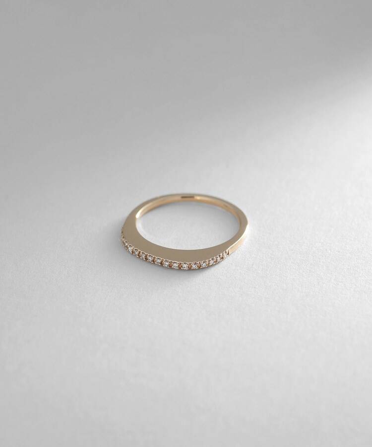 14号 COCOSHNIK ココシュニック K10 3連リング ブリッジリング 14号 COCOSHNIK ココシュニック K10 3連リング ブリッジリング
