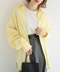 and　Me.../アンドミー andme カラーストライプ長袖シャツ/504863703
