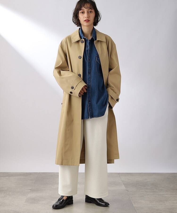 国内初の直営店 ［完売品］PAGEBOYLIM ステンカラーコート ベージュ