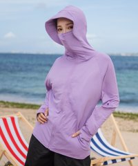 Lace Ladies/レースレディース Lace Ladies ハイネックフード付きUVカットヒンヤリラッシュガード/504864184