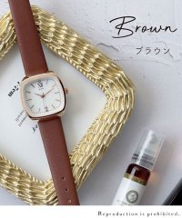 nattito/【メーカー直営店】腕時計 レディース ダナン ニッケルフリー 金属アレルギー エレガント ストーン 淡色 大人 スクエア フィールドワーク GY034/504864877