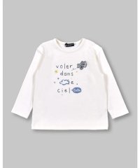 BeBe/ベアフライス 飛行機 パッチ 付 ロゴ プリント Tシャツ ベビー (80~90/504840434