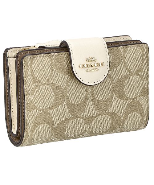 コーチ COACH コーチ C0082 二つ折り財布 MEDIUM CORNER ZIP