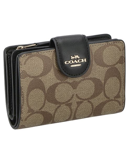 COACH コーチ 二つ折り財布 ルージュ COACH 特価セール コーチ 財布 レディース 二つ折り