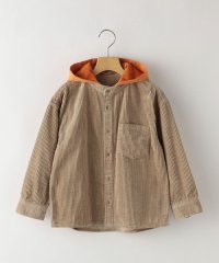 SHIPS KIDS/SHIPS KIDS:80～90cm / フード付き コーデュロイ シャツ/504870684