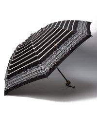 LANVIN en Bleu(umbrella)/折りたたみ傘　サテンボーダー/504853543