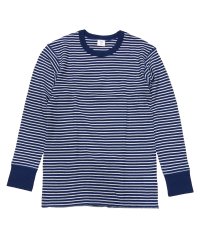 JEMORGAN/ジェーイーモーガン JEMORGAN ワッフルボーダークルーネック長袖パックTシャツ サーマルborder PACK TEE/504857774