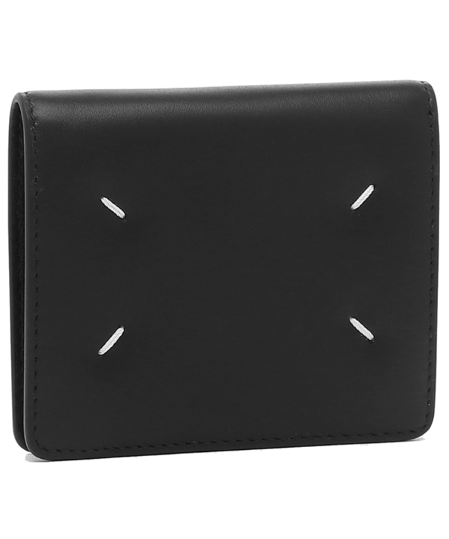 メゾンマルジェラ 二つ折り財布 コンパクトウォレット ブラック メンズ 