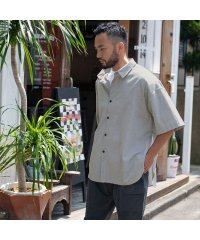 SUNNY SMITH/サニースミス Sunny Smith Oxsmith High Count Over Half Slv Shirt/504878658