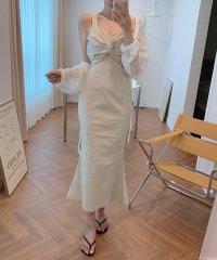 Jasmine Grandiflorum/ジャスミングランディフローラム Jasmine Grandiflorum 【Jasmine】ノースリーブマーメイドロングワンピース/504878951