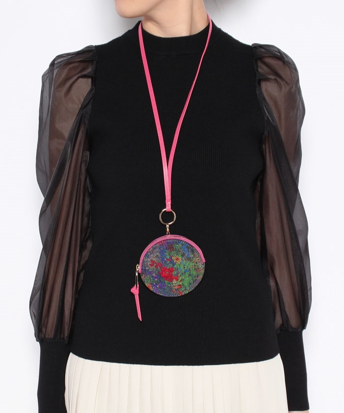 【美品】LANVINランバンオンブルー　ギャザーネックダンボールカットソー 美品】LANVINランバンオンブルー ギャザーネックダンボール