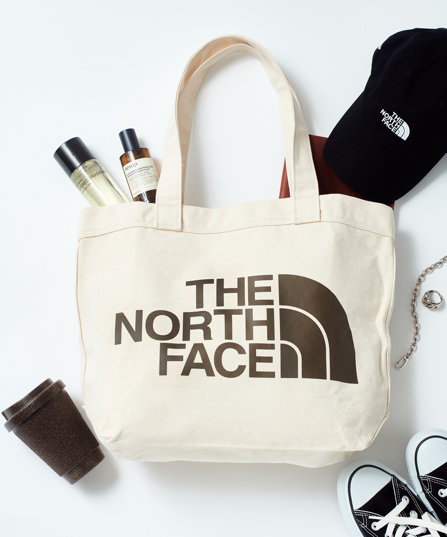 THE NORTH FACE/◎即納◎【THE NORTH FACE/ザ・ノースフェイス】Cotton Tote NF0A3VWQ R17 / コットン ロゴ トートバッグ プレゼント/504859080