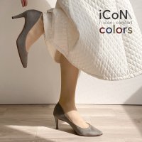 mamian/iCoN COLORS:ポインテッドトゥスエード7cmヒールパンプス/504770555