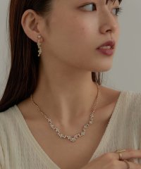 niana/niana ニアナ ネックレス レディース パール 結婚式 アクセサリー ビジュー ショートネックレス 華奢 ジュエリー ゴールド シルバー パーティー 大人 /504887705