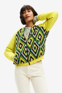 Desigual/デシグアル Desigual クロシェ風 パデッドジャケット/504763600