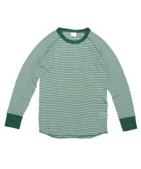 JEMORGAN/ジェーイーモーガン JEMORGAN ワッフルボーダーラグラン長袖パックTシャツ サーマルパックt インナー パックボーダーTシャツ/504818890