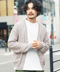 JIGGYS SHOP/コットンカラーニットカーディガン / カーディガン メンズ cardigan ニットカーディガン コットンカーデ 長袖 オフィス ビジネス カジュアル 冷房対策/504279375