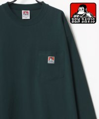 LAZAR/【Lazar】BEN DAVIS/ベンデイビス ビッグシルエット ロゴ ピスネーム ワンポイント刺繍 ポケット ロングスリーブTシャツ ロンT/504893147
