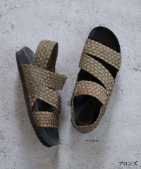 Lirio blanco/リリオブランコ Lirio blanco ストラップサンダル フラット メッシュ フィット サンダル レディース かかと付き ローヒール 歩きやすい 楽 おしゃ/504894321
