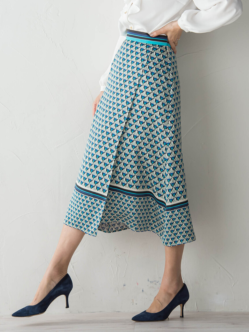 セール 40%OFF】ビアッジョブルー Viaggio Blu ジオメトリック