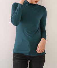 Amulet/アミュレット Amulet ハイネックカットソー レディース 長袖 無地 薄手 シンプル 柔らか 着回し/504899436