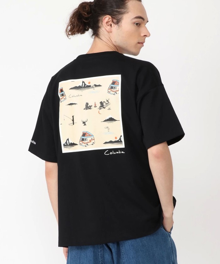 ドゥロワー DRWプリント ショートスリーブ Tシャツ カットソー　グレー　2 ドゥロワー DRWプリント ショートスリーブ Tシャツ カットソー