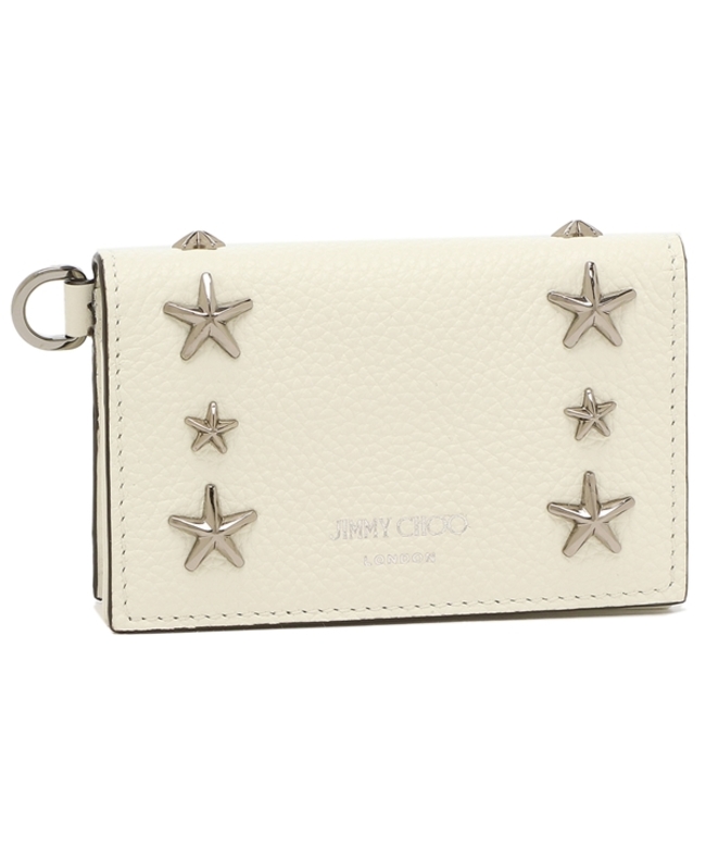 Jimmy Choo ジミーチュウ UMIKA カードケース ホワイト セール】ジミーチュウ カードケース クリフィー ホワイト メンズ