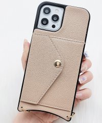 Lace Ladies/レースレディース Lace Ladies ネックストラップカードホルダー付PUレザーiPhoneケース/504902251