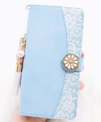 Lace Ladies/手帳型カードポケット付iPhoneケース カバー/504902261