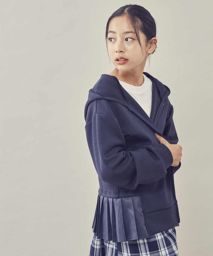 セール 30%OFF】[140－150]バックプリーツダンボールパーカー