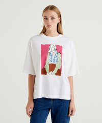 BENETTON (women)/5分袖プリントTシャツ・カットソー/504883254