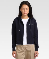 TOMMY HILFIGER/クロップドジップアップパーカー/504903856