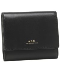 A.P.C./アーペーセー 三つ折り財布 コンパクト財布 ブラック メンズ レディース APC F63453 PXBMW LZZ/504907743