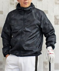 TopIsm/トップイズム TopIsm ゴルフジャケット メンズ ゴルフウェア 裏起毛フリース 撥水加工 アウター ブルゾン パーカー フード フルジップアップ カモフラ /504342357