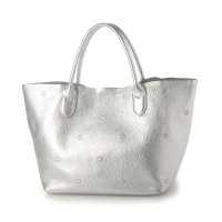 perche/＜ロングセラー＞【テレビ ドラマ着用アイテム】ペルケ perche / 牛革ドット刺繍トートバッグ/500132832