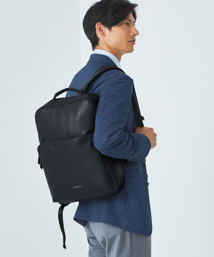 シボ レザーライク バックパック(504577109) | グリーンレーベル シボ レザーライク バックパック(504577109) | グリーンレーベル