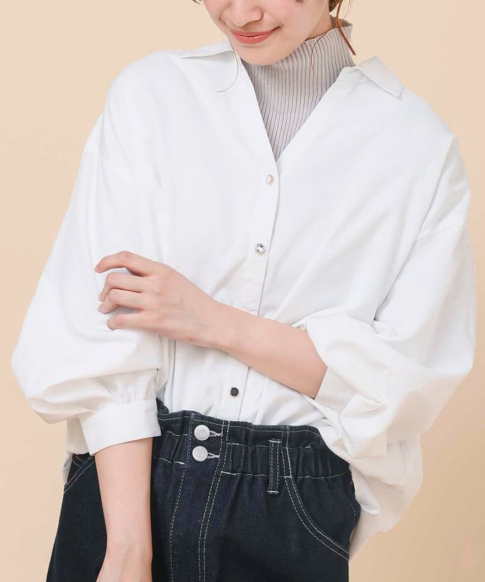 967y*専用 美品 ロンハーマン RHC ボリューム袖 タック ブラウス 967y*専用 美品 ロンハーマン RHC ボリューム袖 タック ブラウス