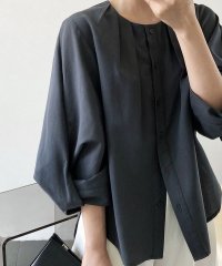Forcement/フォースメント Forcement ランタンスリーブコットンシャツ ボリュームスリーブ/504912538