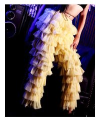 bombshell/ボムシェル bombshell パンツ・サルエルパンツ ボトムス パニエ調 チュール ガールズ ボリューム メッシュ 透け感 ロングパンツ ビビットカラー ダン/504915320