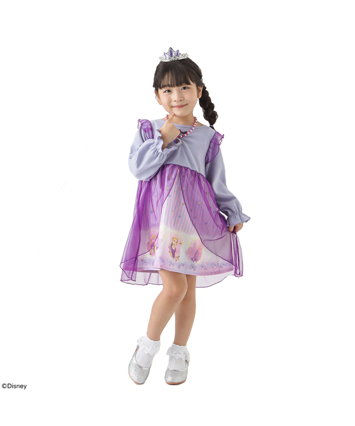 ジャケット付き薄紫ドレス 110cm　ブランド【petit main】4点セット プティマイン セレモニーコレクション 2024 - NARUMIYA ONLINE