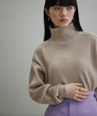 ADAM ET ROPE'/【WEB・一部実店舗限定】WOOL混リブタートル/504906001