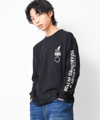 RAT EFFECT/KANGOL別注袖ロゴプリントロングTシャツ/504917519