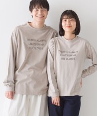 OMNES/【OMNES】ユニセックス バイオポリウォッシュ 綿100％プリント長袖Tシャツ/504918581